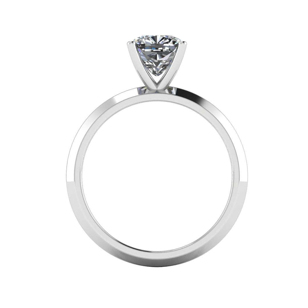 Arden Cushion 0.50 Carat Lab Grown Diamond Ring in 9K White Gold D VS2