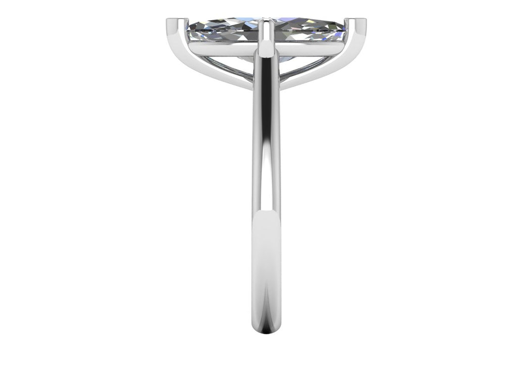 Aveline Marquise 1.00 Carat Lab Grown Diamond Ring in 18K White Gold E VS2